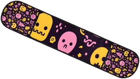 Halloween Abstract Ghosts Double Oven Mitts