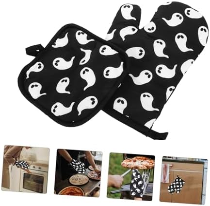 Cabilock Safe Hands Halloween Oven Glove Set