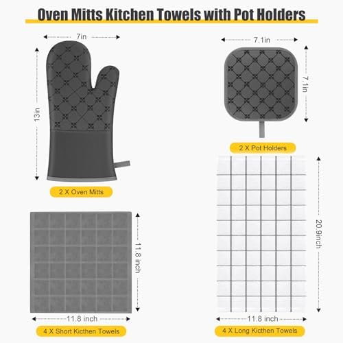 12-Piece Heat-Resistant Kitchen Essentials Set for Baking Cooking in 500F