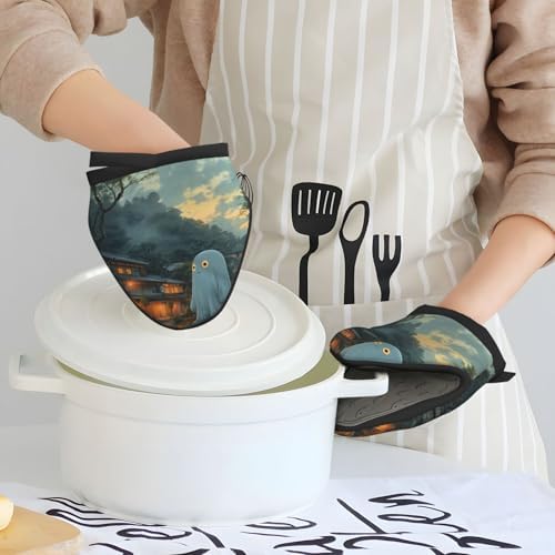 Halloween Bloodcreasing Mini Silicone Oven Mitts