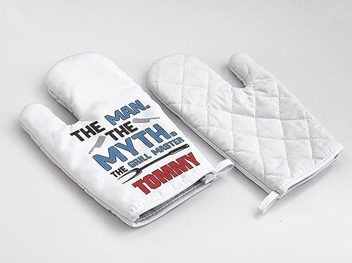 Personalized Oven Mitt Pot Holder Set Essential for Cooking Love