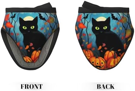 High-Quality Halloween Black Cat Mini Oven Mitts
