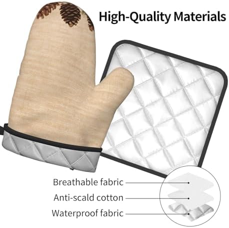 Vibrant Oven mitts and pot holder set