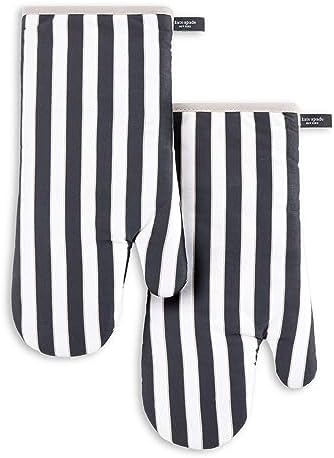 Kate Spade New York Botanical Stripe Oven Mitt Set