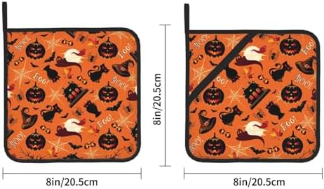 Halloween Heat-Resistant Microwave Gloves Safe for the Kitchen