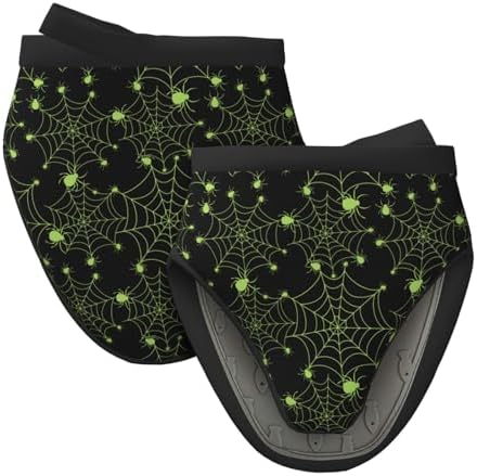 Halloween Halloween Green Spiderweb Oven Mitts