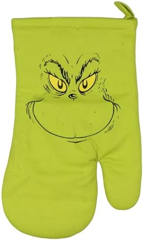 Grinch Oven Mitt and Pot Holder Set