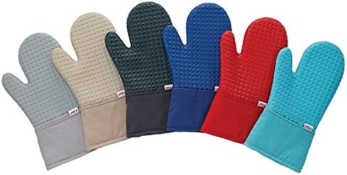 T-Fal Silicone Oven Mitt Set 2 Pack Sand