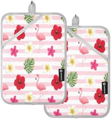 Kcldeci 2 Pack Heat Resistant Oven Mitts and Pot Holders