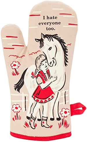 Blue Q Oven Mitt I Hate Everyone Too