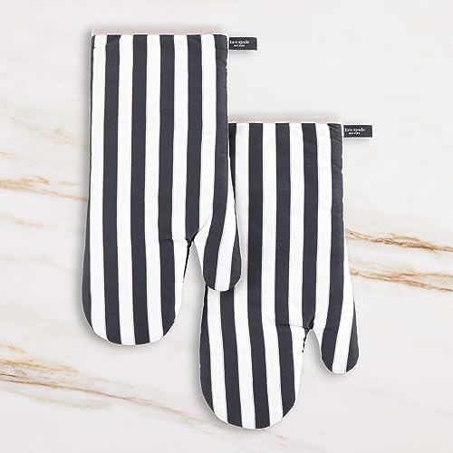 Kate Spade New York Botanical Stripe Oven Mitt Set