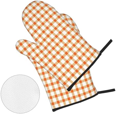 Sketch Art Style Oven Mitts Heat Resistant Pots Cooking Glove Sets