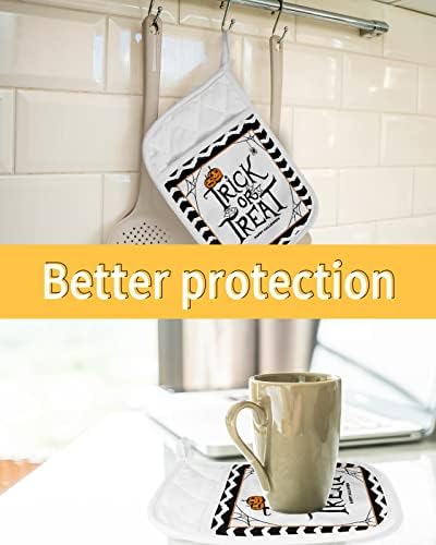 Elevate Your Halloween Game with Our Trick or Treat Pot Holders