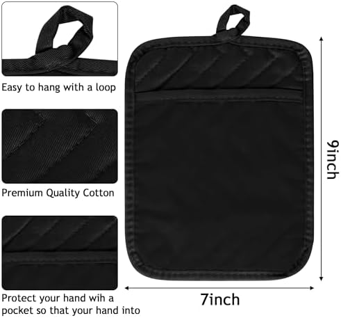 R HORSE 6-Piece 7x9 Pot Holder Set