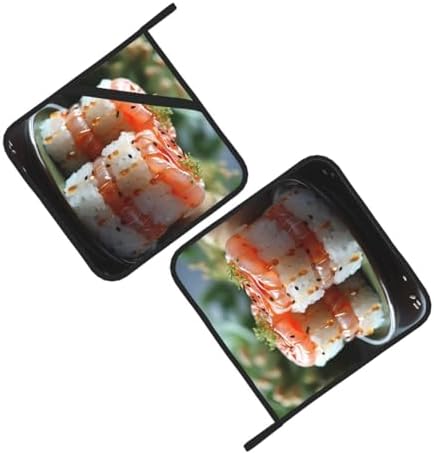 Fresh Salmon Sushi Potholders Heat-Resistant Kitchen Pots Holder for BBQ Cooking