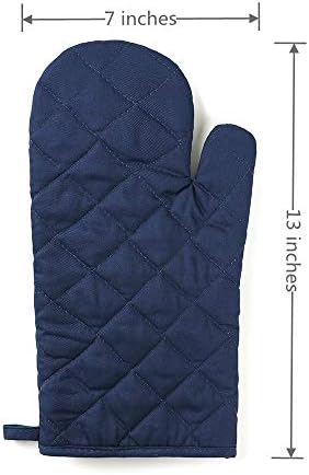 Anyi Oven Mitts Heat-Resistant Heat Protection for Kitchen Grilling Baking