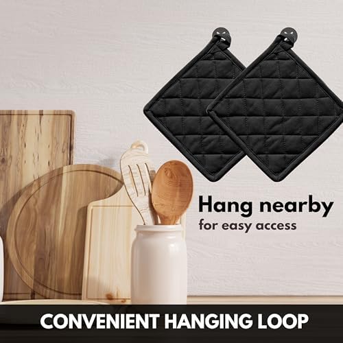 Oven Mitt Pot Holder Set 100 Cotton for Cookers