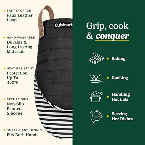 Keep hands safe with the Cuisinart Mini Oven Mitts