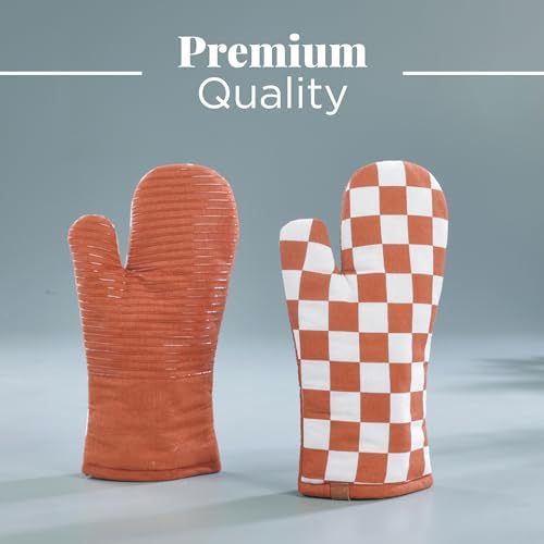 Heat-Resistant Silicone Oven Mitts for Cooking