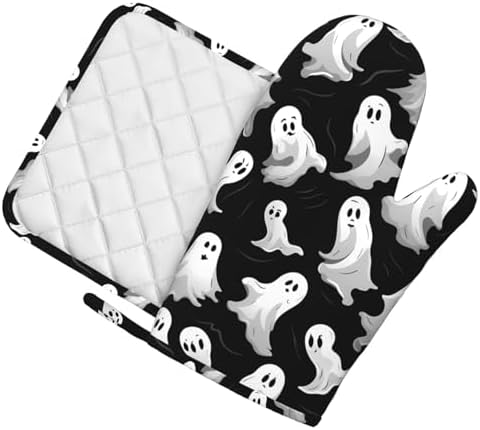 Halloween Silicone Oven Mitts Set
