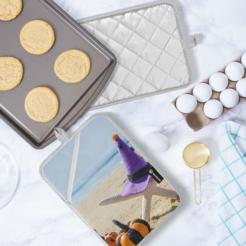 Beachy Vibes - 2-Piece Starfish Potholders Set