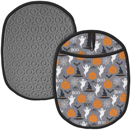 Halloween Pumpkin Oven Mitts