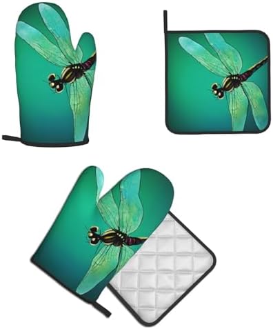 Perfect for Cooking Baking - Heat-Resistant Oven Mitt Set