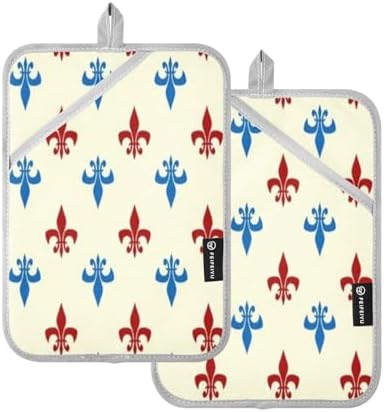 KClDeci Heat-Resistant Potholders Set of 2 for Kitchen Use