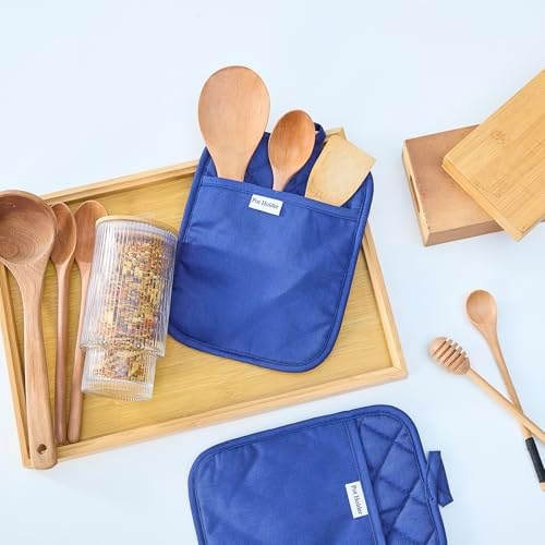 KLNYOO Heat Resistant Silicone Pot Holder Set for Kitchen Pots Pans