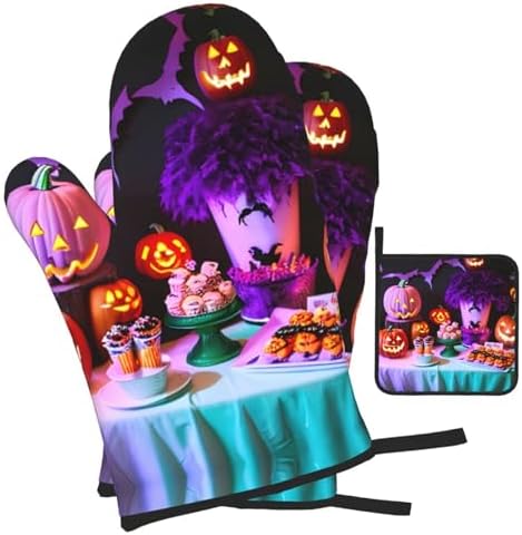 Halloween Party Oven Mitts Pot Holders