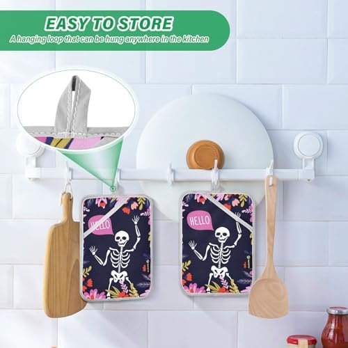 DistinctSkeleton Pot Holder Set