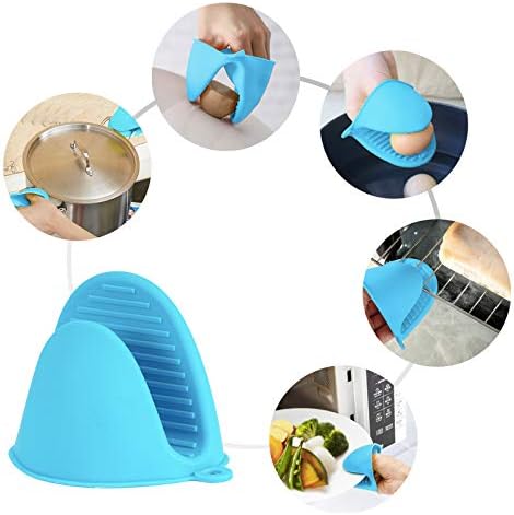 Vaincre 4PCS Heat Resistant Silicone Oven Mitts