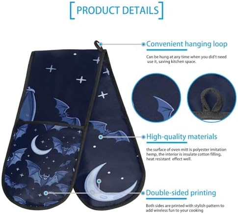 Gublec Halloween Double Oven Mitt