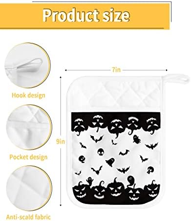 Halloween Party Castle Pot Holder Set
