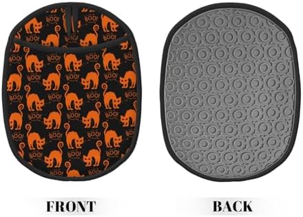Halloween CatKat Heat-Resistant Oven Mitts with Pocket