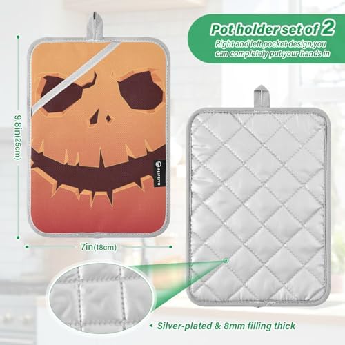 Trick or Treat Halloween Spooky Face Protection Set