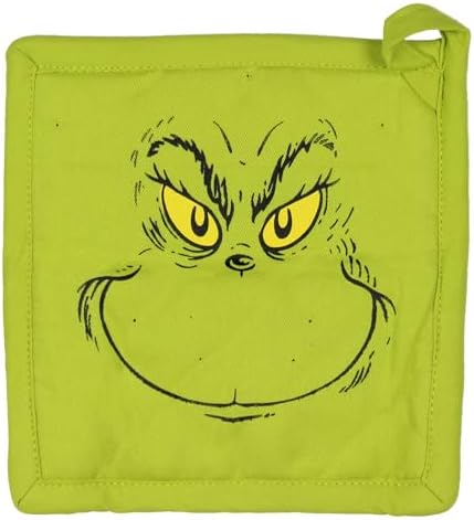 Grinch Oven Mitt and Pot Holder Set