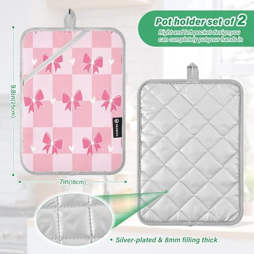 Kcldeci Hearts Love Pot Holder Set