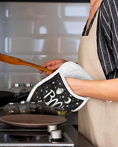 Hilarious Halloween Pot Holders Set of 5 Spooky Home Kitchen Accessories