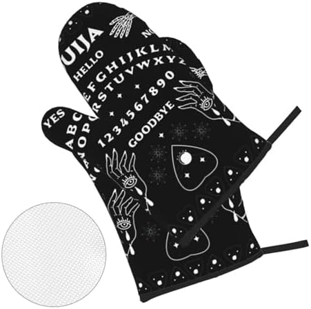 Spectral Wiccan Ouija Board Planchette Set of 4 BlackGrey