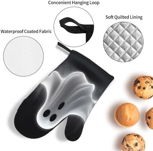 KLOPH 4-Piece Oven Mitts and Pot Holders Set