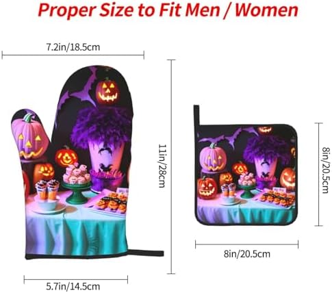 Halloween Party Oven Mitts Pot Holders