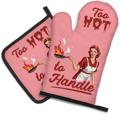 DYJYBMY Too Hot to Handle Potholders Set