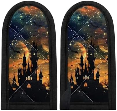 Horeset Halloween Castle Cast Iron Skillet Handle Covers