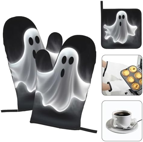 3-Piece Oven Mitt Potholder Set