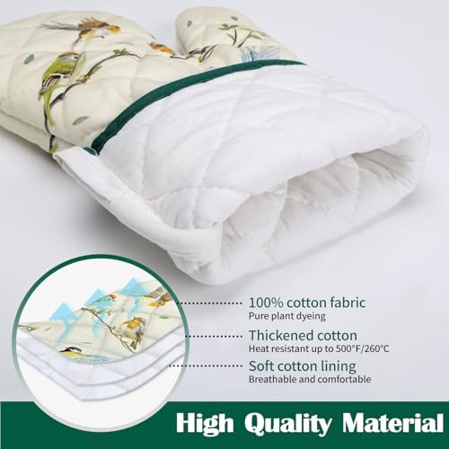 Bird Branch Oven Mitts and Pot Holders