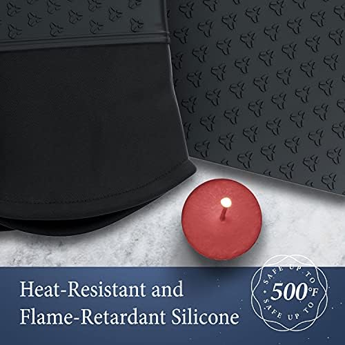 High-Quality 4-Piece Oven Mitt Pot Holder Set - Heat-Resistant Durable