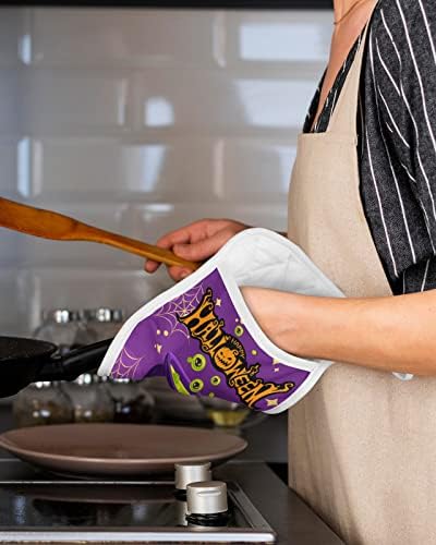 Festive Halloween Witch Pot Holders