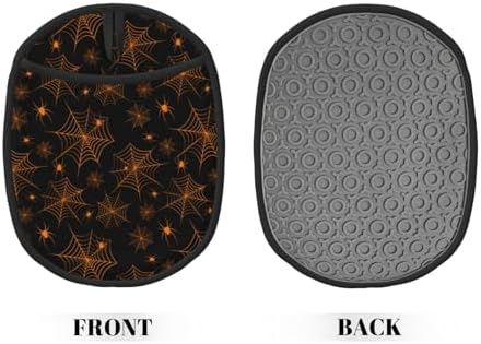 2PCS Halloween Spiderweb Silicone Pot Holder Set