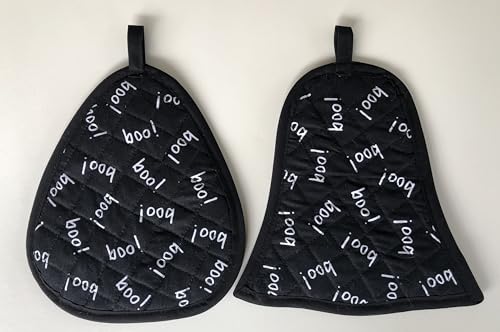Handmade Halloween Pot Holder - 100 Cotton - One of Each - 2 Hotpads